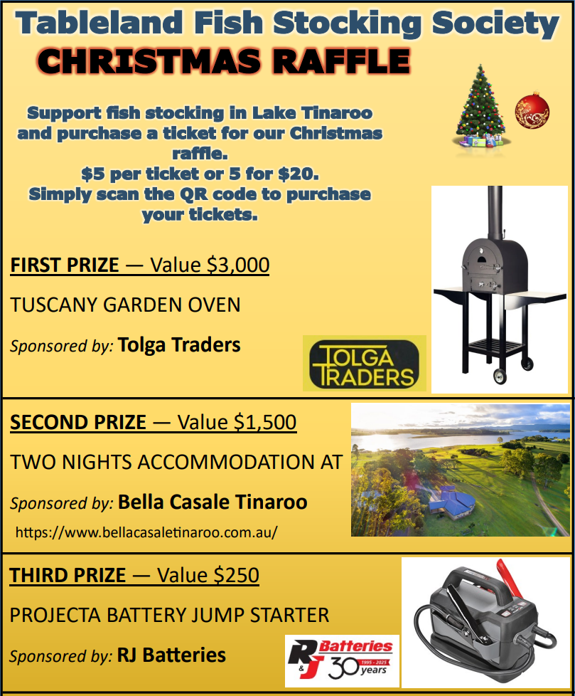 CHRISTMAS RAFFLE 2025 Prize Image